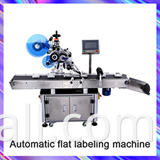 Automatic Box Carton Pouch Bag Flat Labeling Machine /Automatic Top Labeler Placed Labels On The Top Of Containers